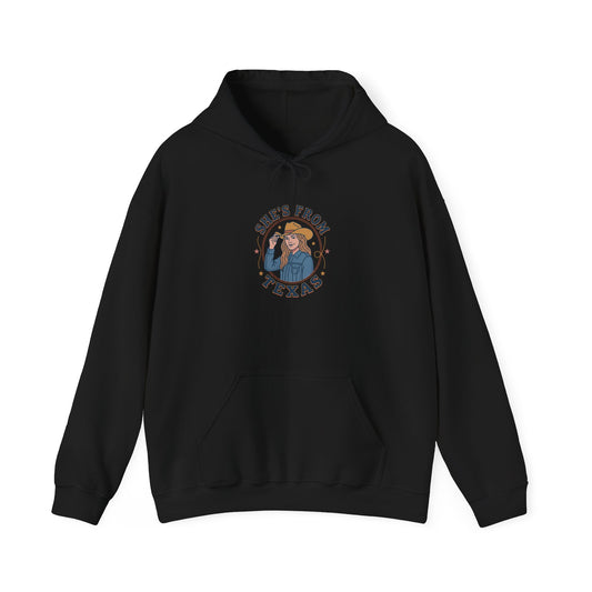 She’s From Texas Hoodie | Lone Star, Southern Cowgirl Pride