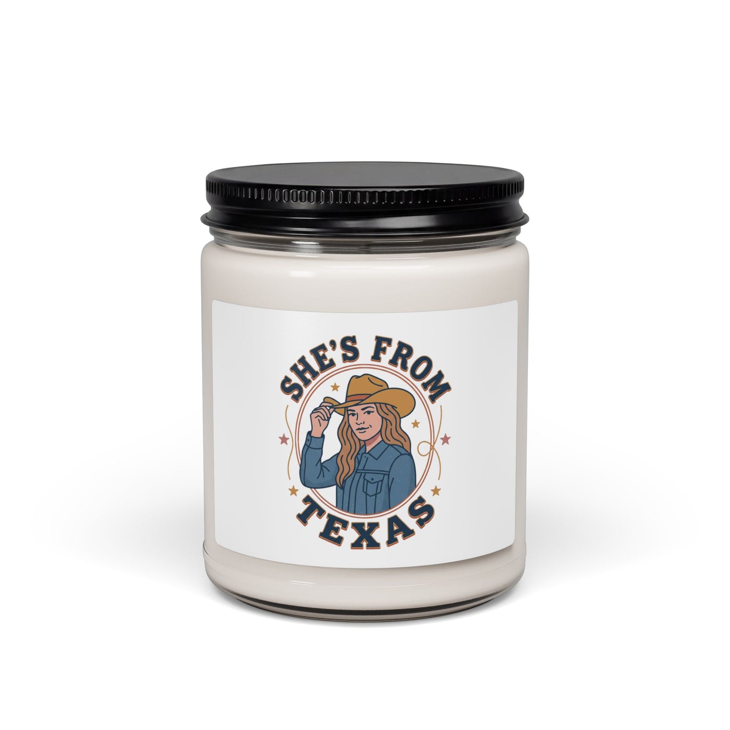 She’s From Texas Candle | Lone Star Cowgirl Soy Candle, Southern Pride