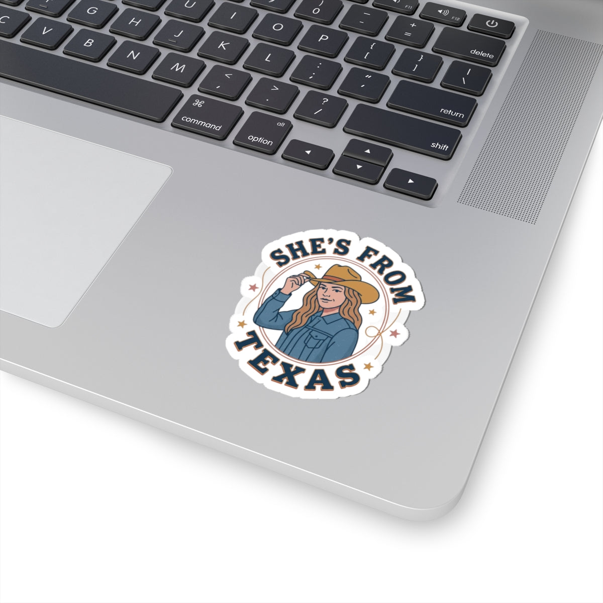 She's From Texas Kiss-Cut Stickers | Lone Star Cowgirl, Southern State Pride