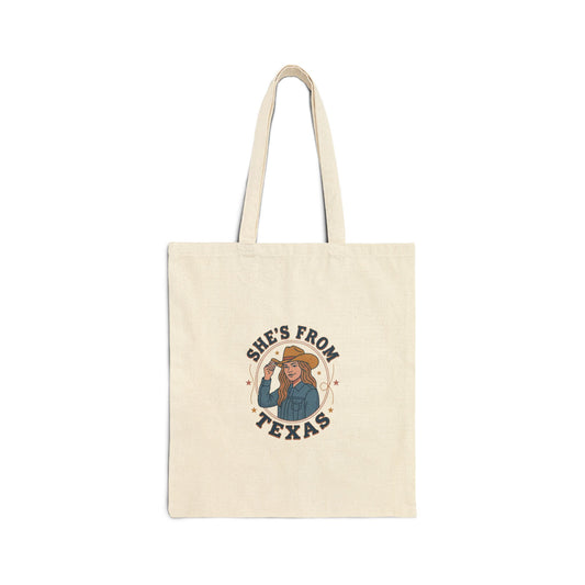 She’s From Texas Tote | Lone Star, Southern Cowgirl Pride