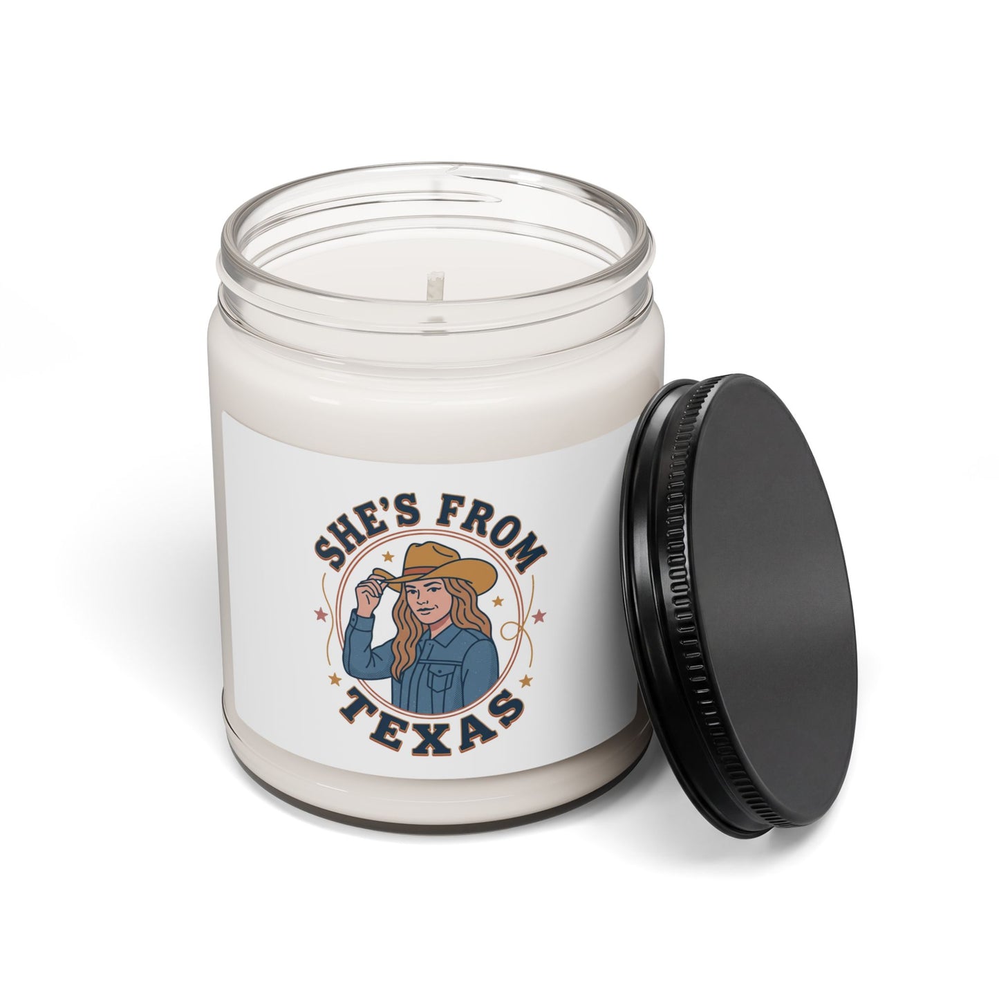 She’s From Texas Candle | Lone Star Cowgirl Soy Candle, Southern Pride