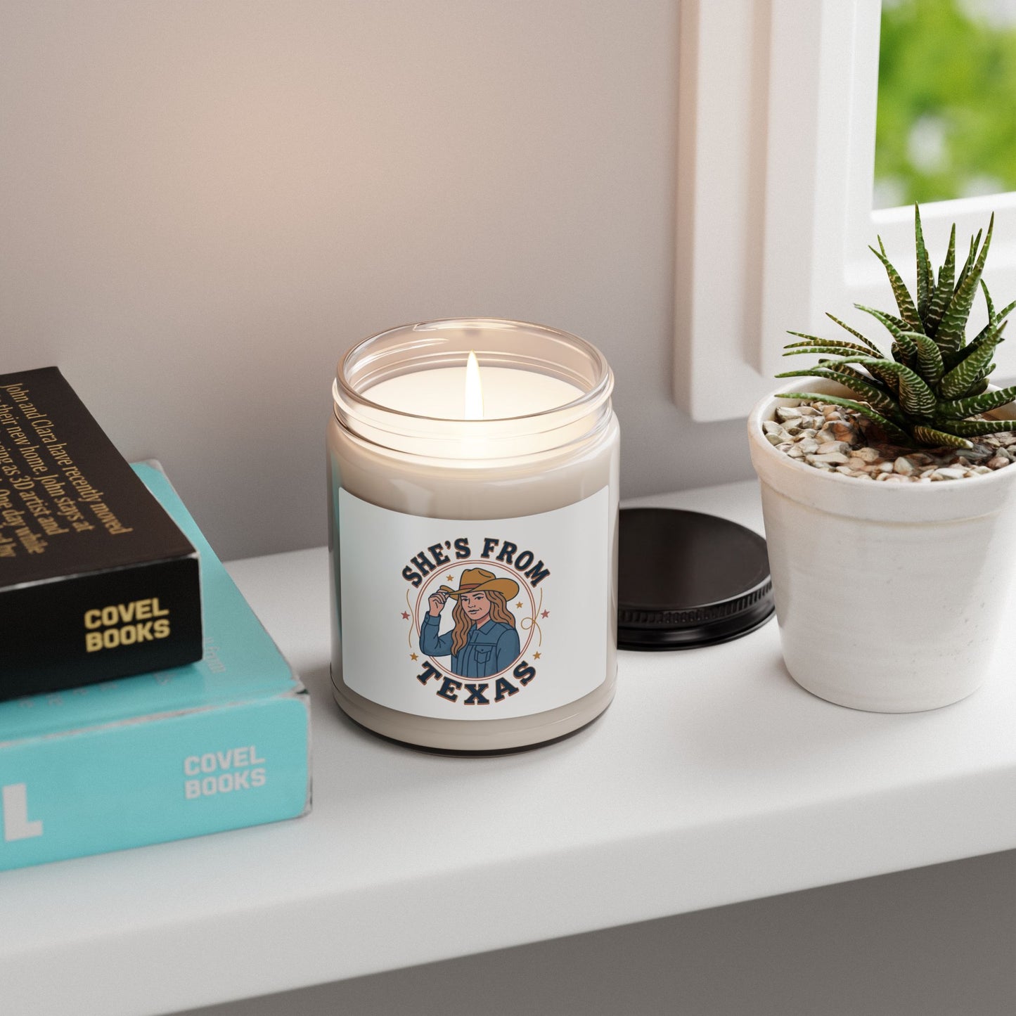 She’s From Texas Candle | Lone Star Cowgirl Soy Candle, Southern Pride