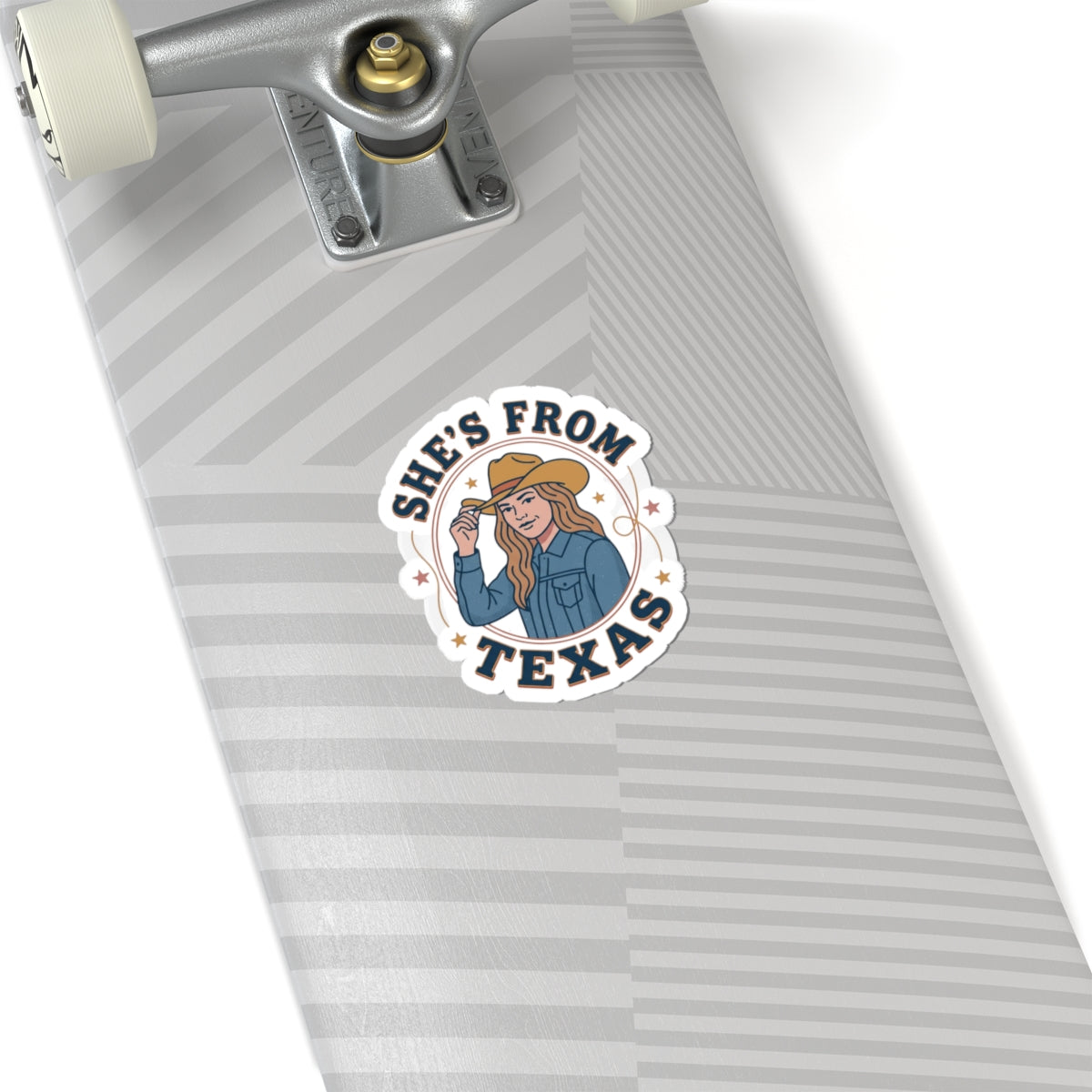 She's From Texas Kiss-Cut Stickers | Lone Star Cowgirl, Southern State Pride