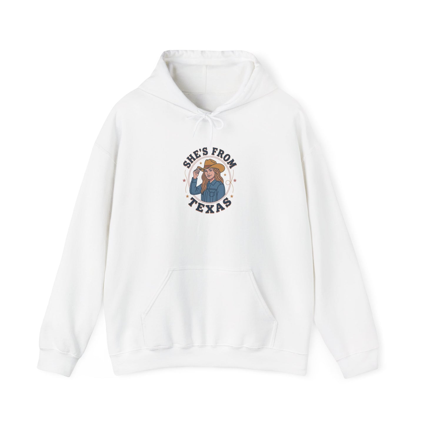 She’s From Texas Hoodie | Lone Star, Southern Cowgirl Pride